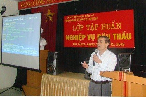 Lớp học Đấu thầu