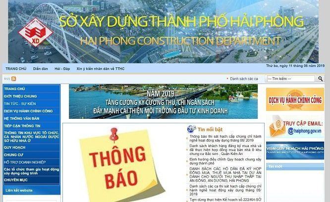 sở xây dựng hải phòng