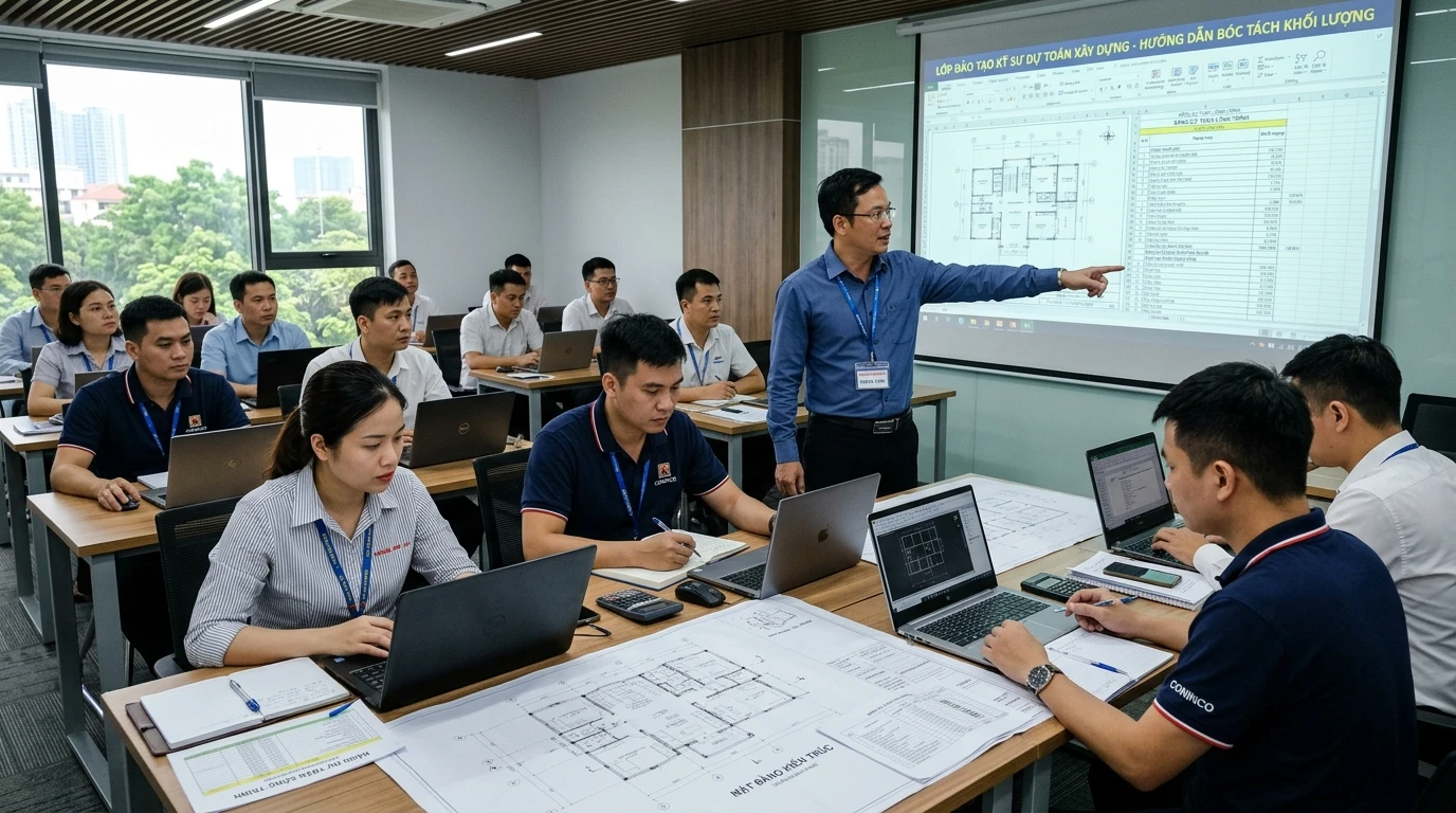 Học đo bóc tách khối lượng lập dự toán Học đo bóc tách khối lượng lập dự toán