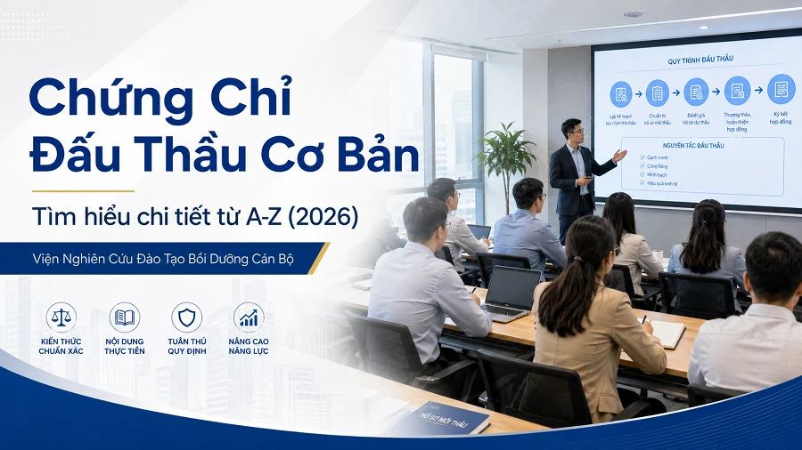 Tìm hiểu chứng chỉ đấu thầu cơ bản 2026