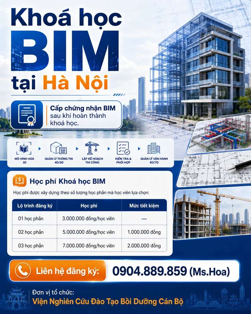 Học phí học BIM tại Hà Nội